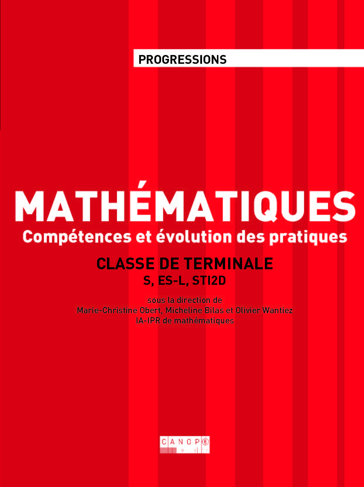 Mathématiques : compétences et évolution des pratiques, classe de terminale