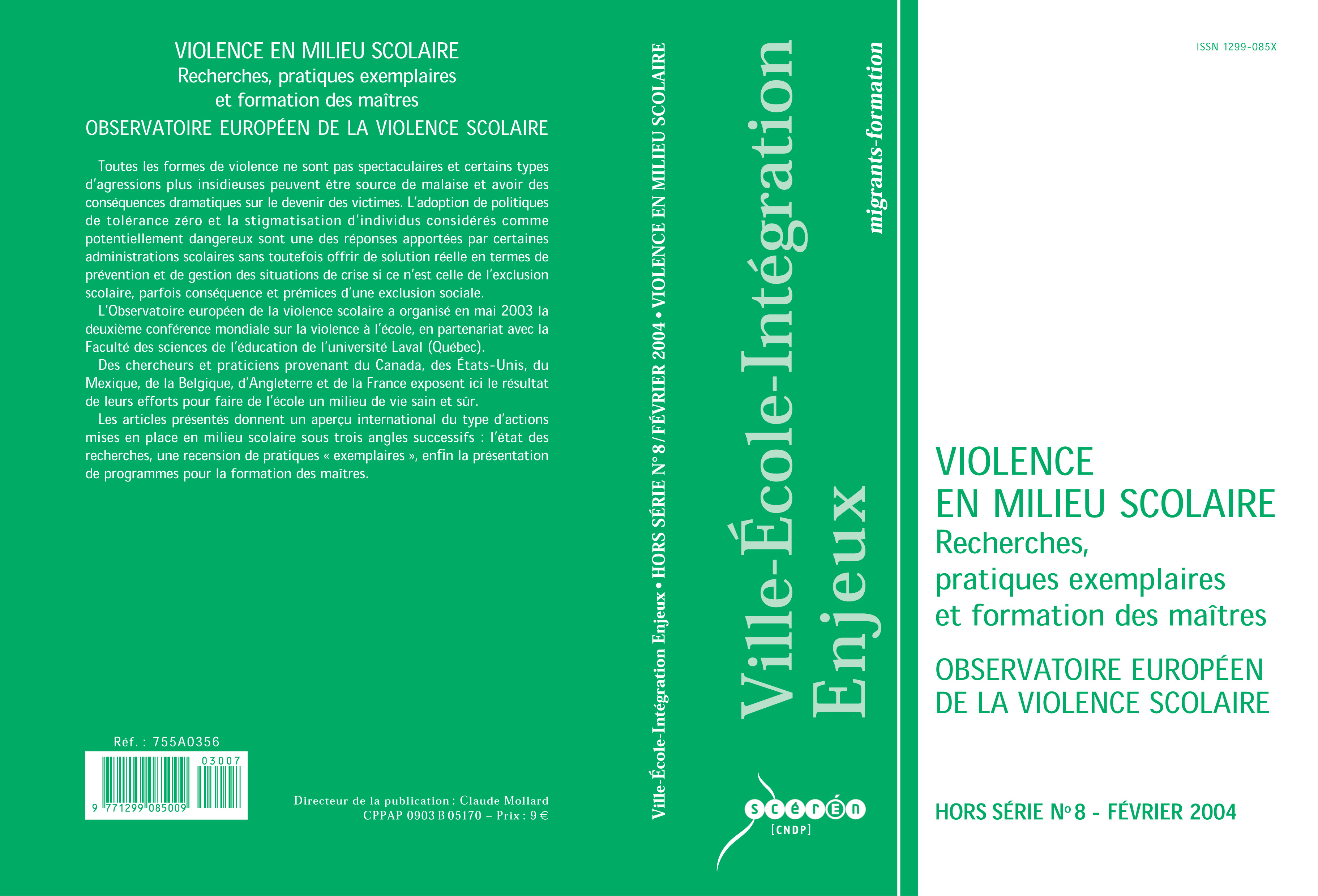 VEI Enjeux, hors-série n° 8, février 2004