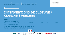 Interventions de clôture du congrès international " Les sciences cognitives dans la salle de classe "