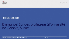 Introduction de la conférence internationale "Mathématiques pour tous : Faire aimer et pratiquer les maths de l'école au lycée"