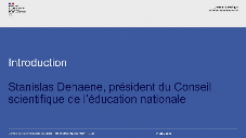 Introduction de la conférence internationale "Mathématiques pour tous : Faire aimer et pratiquer les maths de l'école au lycée"