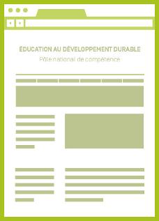 Le pôle national de compétence Éducation au développement durable