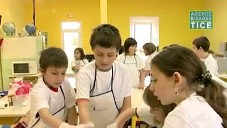 Un projet à l'école :  le gâteau « eTwinning »