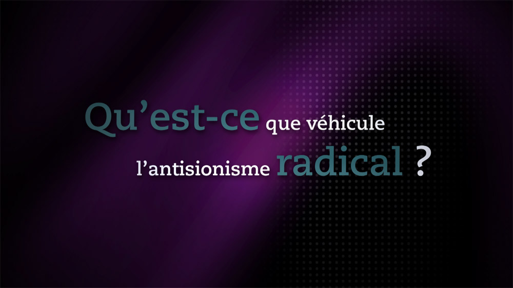 Qu'est-ce que véhicule l’antisionisme radical ?