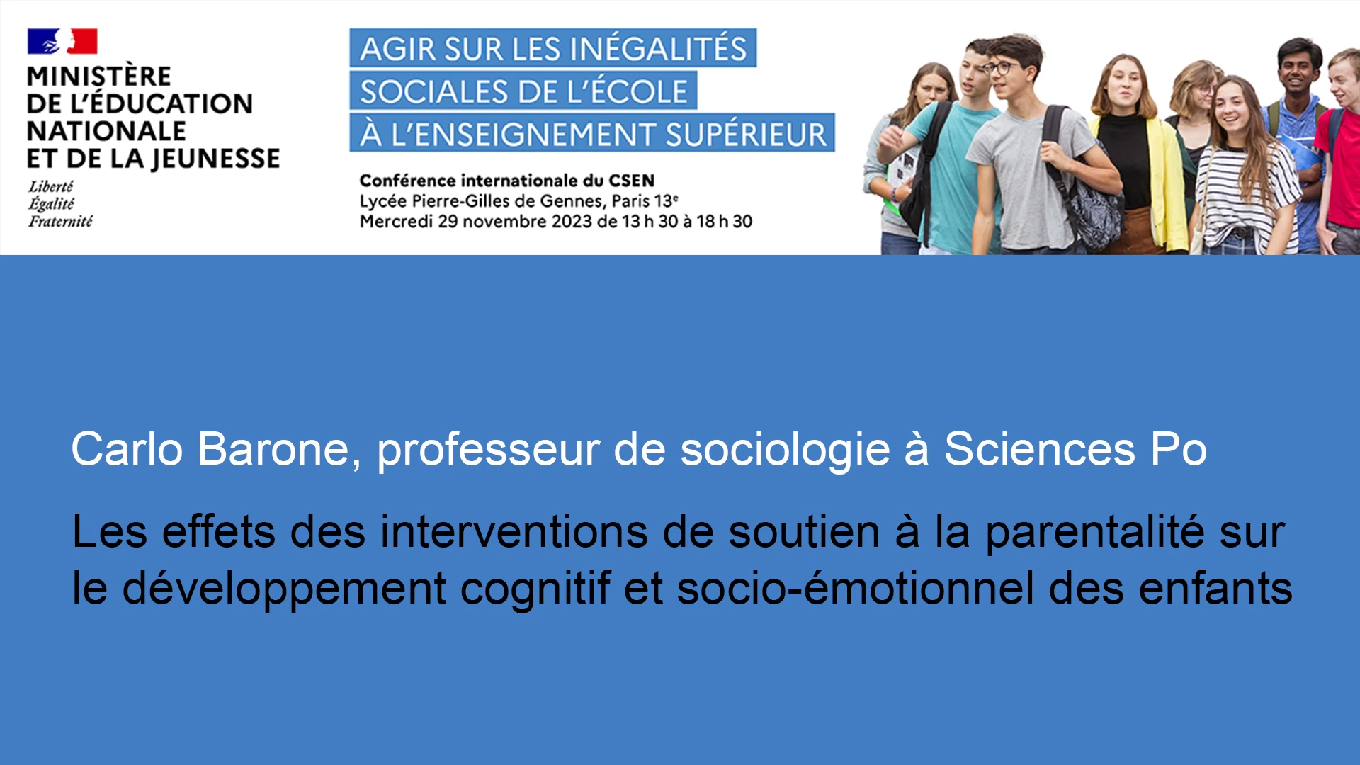 Les effets des interventions de soutien à la parentalité sur le développement cognitif et socio-émotionnel des enfants